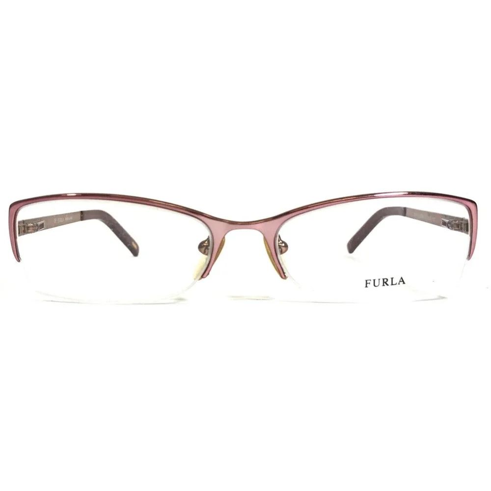 Furla Eyeglasses Frames EMY VU4069 COL.SCS Brown Pink Rectangular 54-16-135